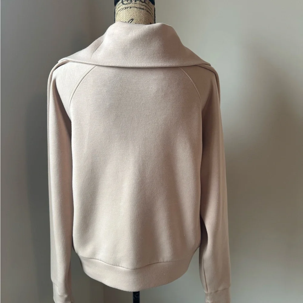 SPANX Tan Quarter-Zip Sweatshirt - Picture 3 of 8